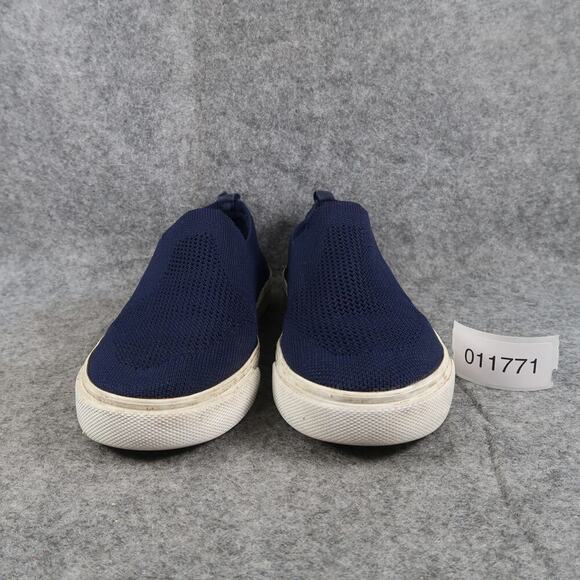 Old Navy Shoes Kids 3 Slip On Sneakers Boy Girl Knit Stretch Casual Blue Comfort - Picture 2 of 10